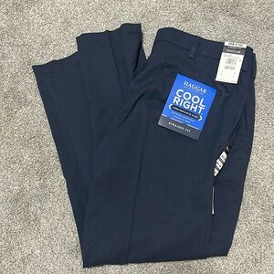 Haggar cool right straight fit never before worn men’s dress pants